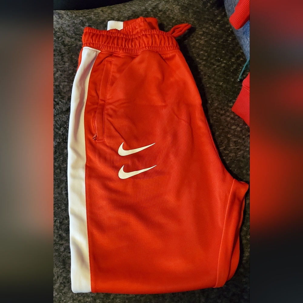 Nike Men Red Track Pants